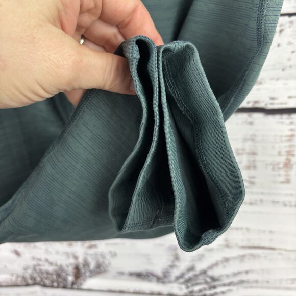 Outdoor Voices Women Small Leggings Pants Ankle Cropped Green Space Dye Mid Rise - Picture 5 of 11